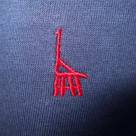 こどもTシャツ　ブルー（ウミキリン刺しゅう）