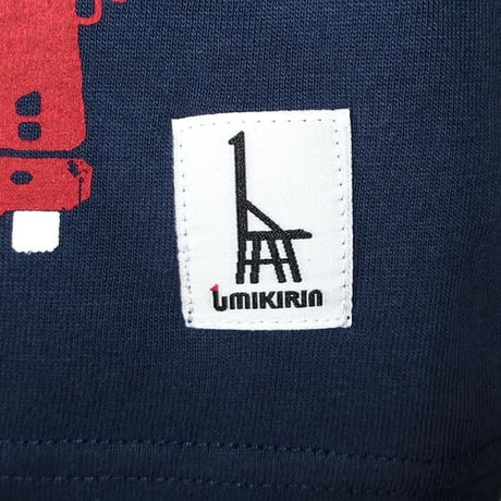 神戸市消防局コラボこどもTシャツ　ブルー （消防車両）