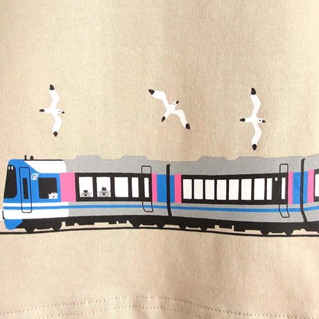こどもＴシャツ　ベージュ（智頭急行スーパーはくと）