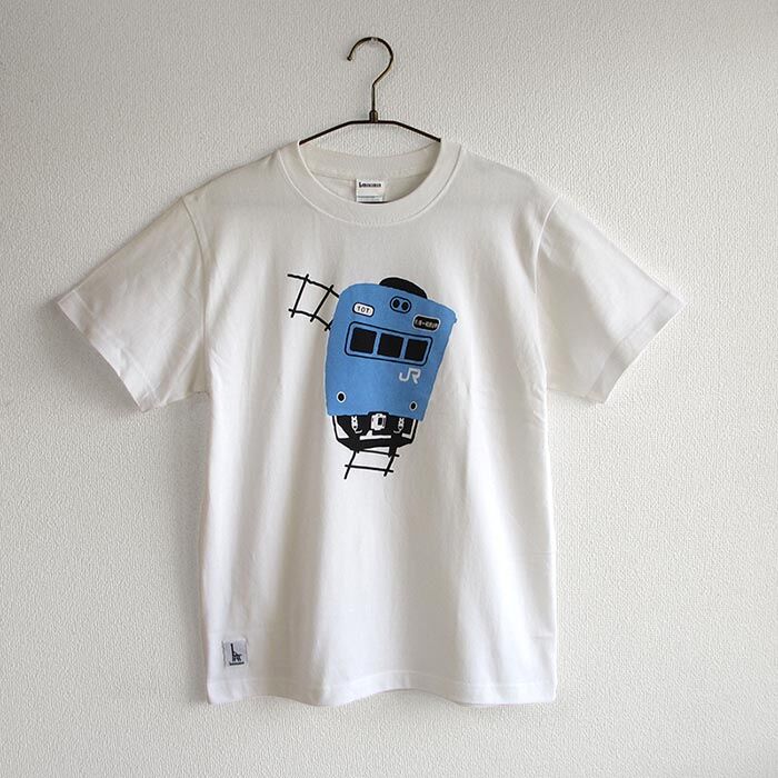 おとな半袖Tシャツ ホワイト （103系 JR和田岬線） | UMIKIRIN（海キリン）