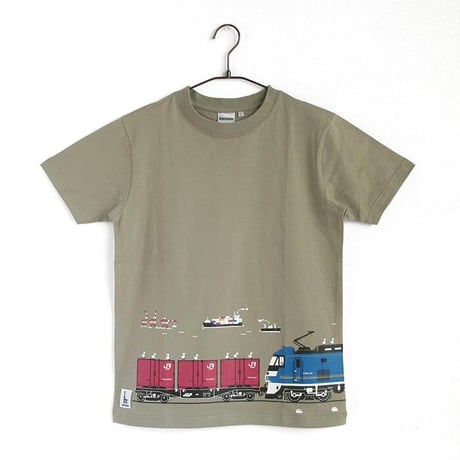おとなTシャツ　シーグリーン（ＪＲ貨物　桃太郎）