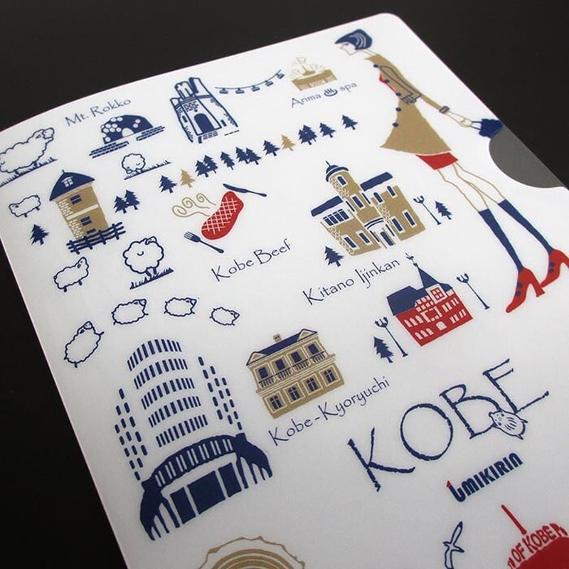 チケットクリアファイル（旅するマチルダ：神戸） | UMIKIRIN（海キリン）