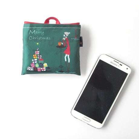 数量限定コンビニエコバッグ（クリスマスマチルダ）　オフホワイト