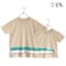 こどもＴシャツ　ベージュ（新幹線はやぶさ）