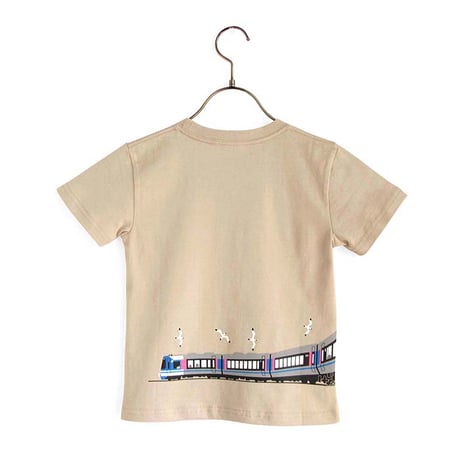 こどもＴシャツ　ベージュ（智頭急行スーパーはくと）