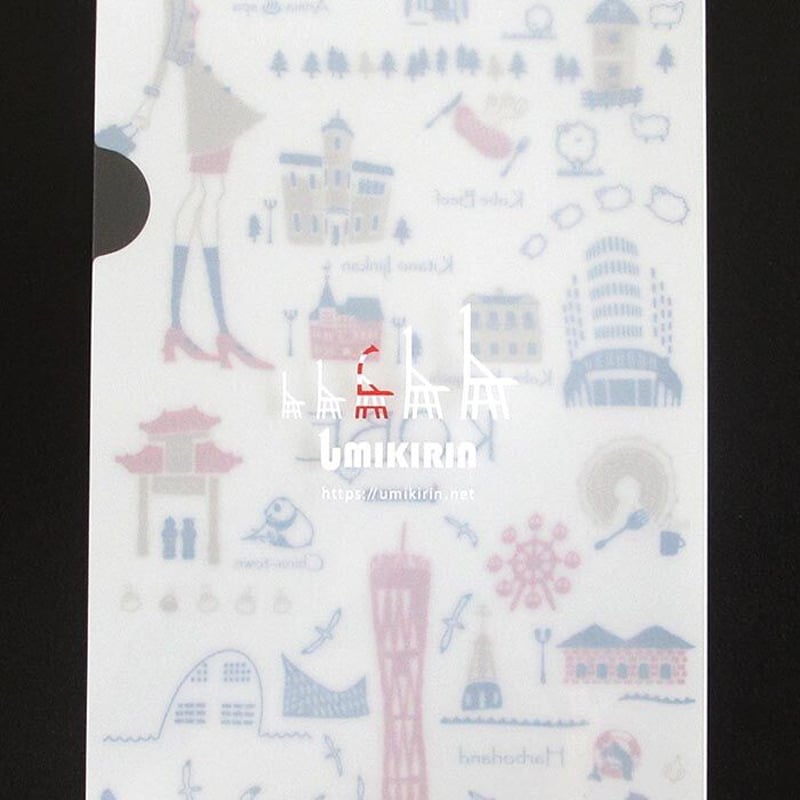 チケットクリアファイル（旅するマチルダ：神戸） | UMIKIRIN（海キリン）