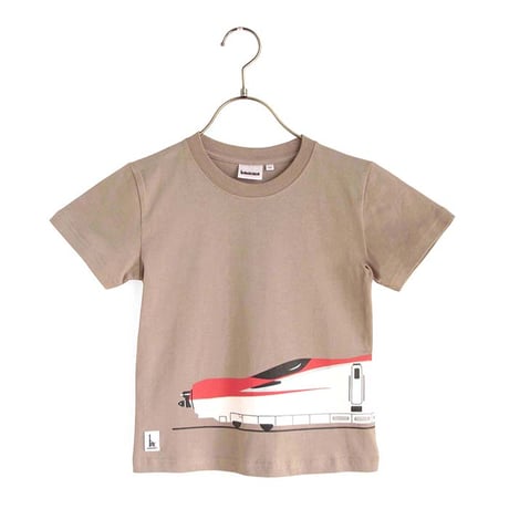 こどもＴシャツ　モカ（新幹線こまち）