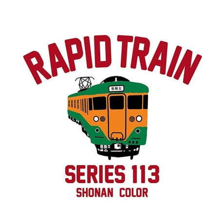 JRジップトートバッグ　ナチュラル（快速電車113系）