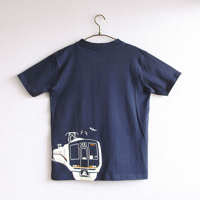 おとなTシャツ ブルー（JR西日本 普通＆快速電車） | UMIKIRIN（海