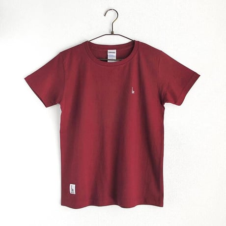 おとなTシャツ　バーガンディ（ウミキリン刺しゅう）