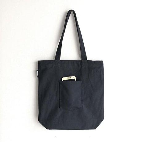 JRジップトートバッグ　ネイビー（ドクターイエロー）