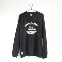 おとな長袖Tシャツ　ネイビー（ウミキリンロゴ）