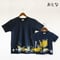 おとなTシャツ ブルー(フォークリフト)