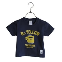 こどもTシャツ　ブルー（ドクターイエロー）
