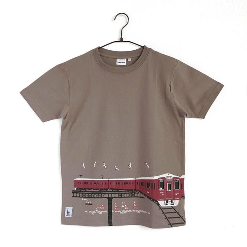おとなTシャツ モカ（阪急電車 1000系＆9000系） | UMIKIRIN（海キリン）