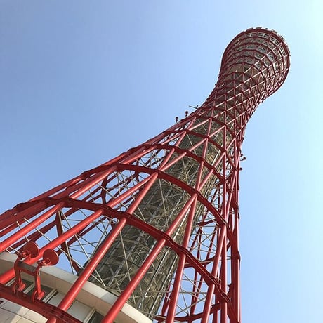 おとなTシャツ　ホワイト（ポートタワー）
