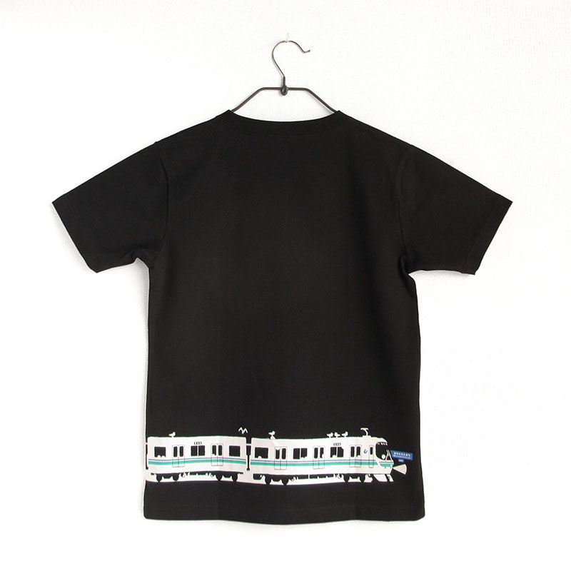 神戸市交通局コラボ おとなTシャツ ブラック（地下鉄海岸線