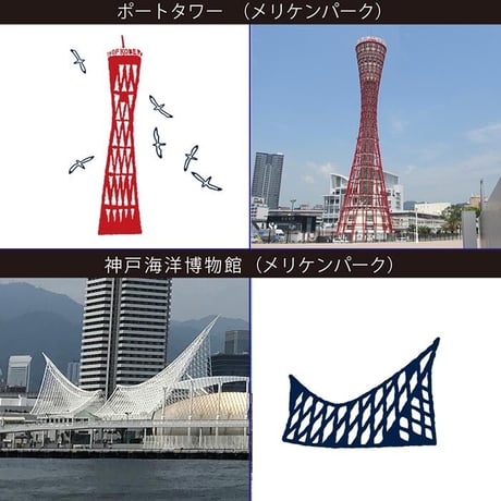 ポケットサーモボトル 130ml（旅するマチルダ　神戸）