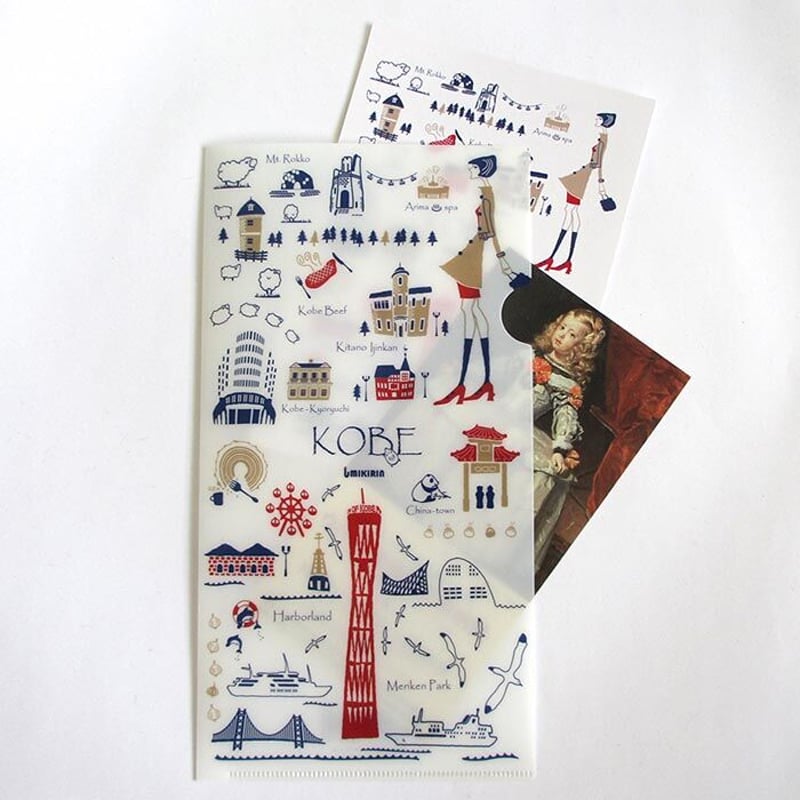 チケットクリアファイル（旅するマチルダ：神戸） | UMIKIRIN（海キリン）