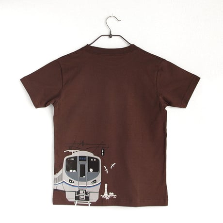 おとなTシャツ　ブラウン（ＪＲ西日本　新快速225系）