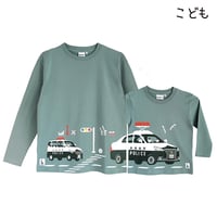 おとなTシャツ ブルーグレー（兵庫県警察コラボ：リフレクター付