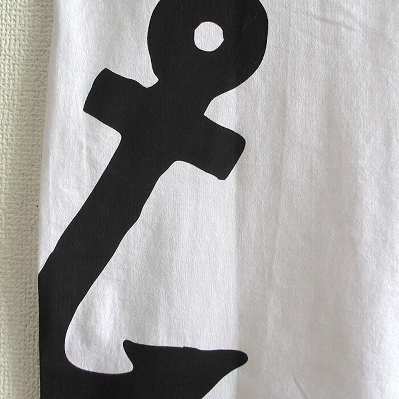 おとなTシャツ ホワイト（イカリ） | UMIKIRIN（海キリン）