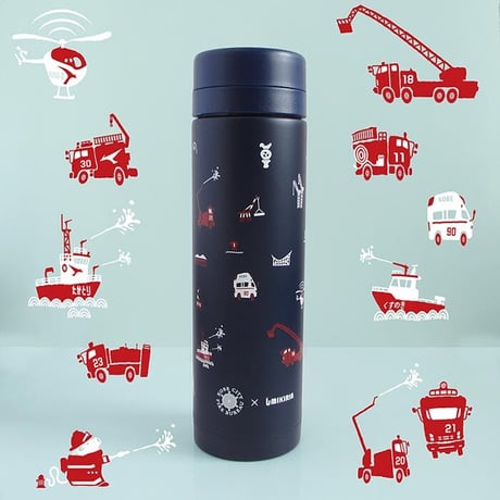 サーモステンレスボトル300ml（神戸市消防局コラボ）