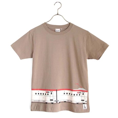 おとなＴシャツ　モカ（新幹線こまち）