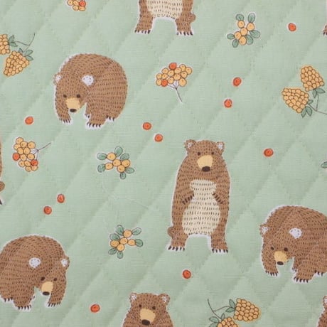 WonderGiftCollectionキルト くま Q15009-12【10cmあたり】