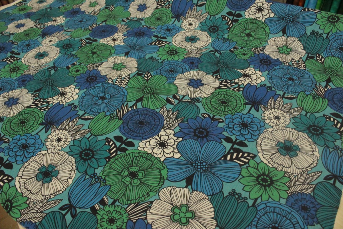 花絵柄生地ティシュマリエ特選品