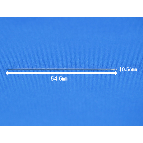 チューリップ　針ものがたり　　　　きぬ針2号　きぬえりしめ　薄地用　(0.56㎜×54.5㎜)　6本入り
