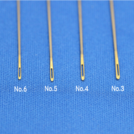 チューリップ　針ものがたり　フランス刺繍針　太番手アソート（No.3～No.6）　4種×2本入り