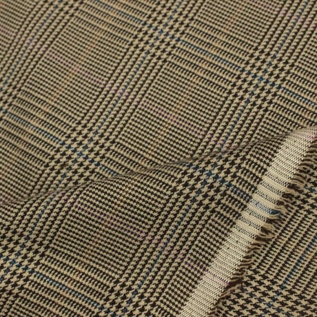 ＴＡＦ＠ポリエステルレーヨンチェック　108ｃｍ幅【10cm単位の切売り】