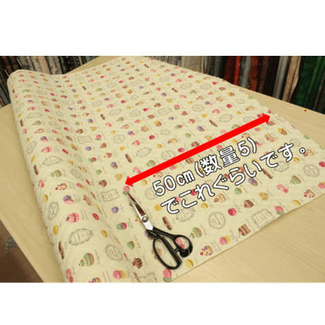 YUWAマカロンオックスキルト Q156067【10cmあたり】