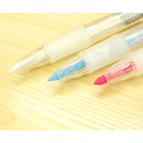 ノック式 水性チャコ【チャコペン 印付け 太めで柔らかい芯 ハンドメイド 手芸 】