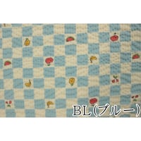 リップル生地 市松模様くだもの【10cmあたり】