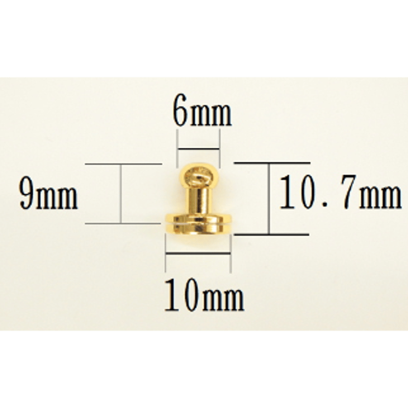 クラフト社 ギボシ6mm 2個入 | 裁縫道具と布の店 Handmade-in