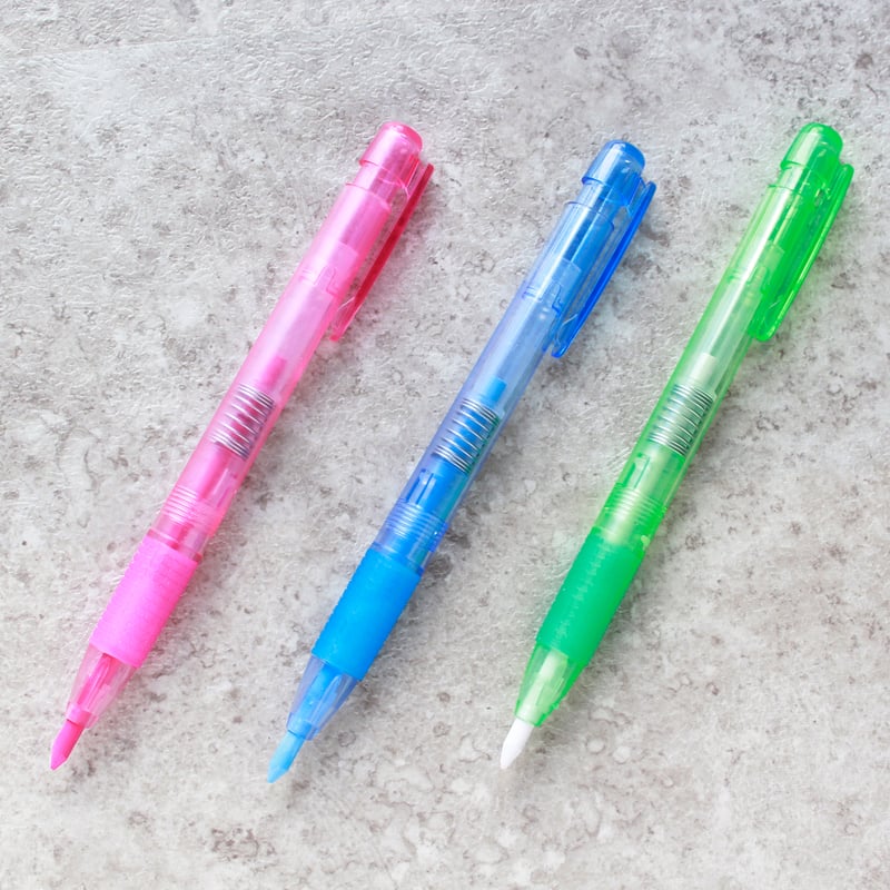 ノック式水性チャコペン【在庫限り】 本体・替え芯 | 裁縫道具と布の店