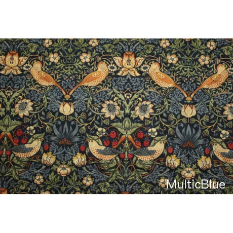 MODA  BEST of MORRIS いちご泥棒(strawberry thief) シーチングキルト【10ｃｍ単位での販売】