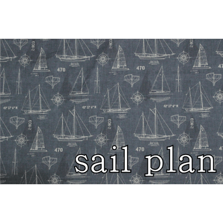 Michael Miller   『Sailing』CX10843 CX10842【10ｃｍ単位】