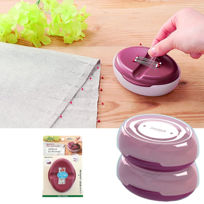 ⭐︎ tagapomu-_- ⭐︎クッションコンプ&マグネットセット クロバー マグネットピンクッションCL57-702 | 裁縫道具と布の店