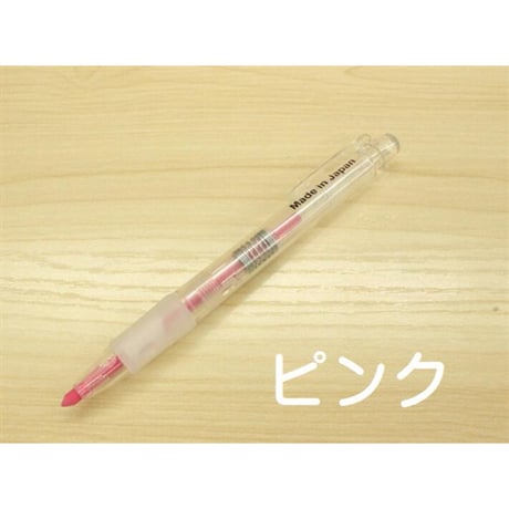 ノック式 水性チャコ【チャコペン 印付け 太めで柔らかい芯 ハンドメイド 手芸 】