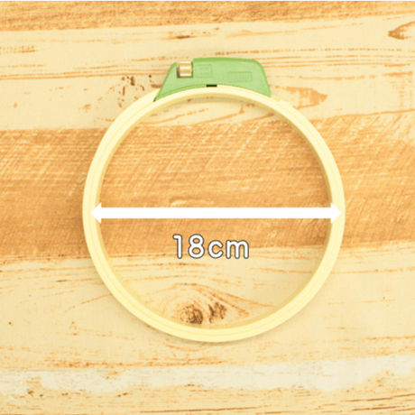 クロバー　フリーステッチングフープ12ｃｍ・18ｃｍ