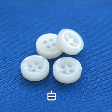 厚みのあるシャツボタン11.5㎜　7個入り