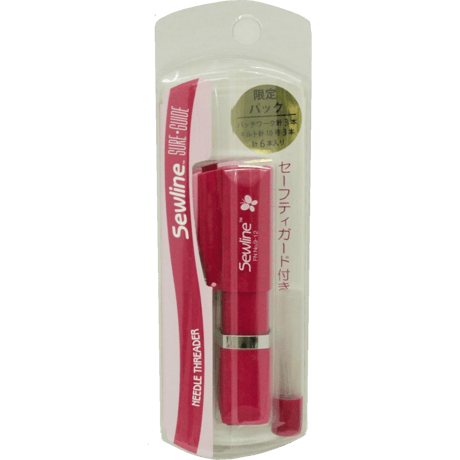 ソーライン　糸通し器　赤（細針用）針セット
