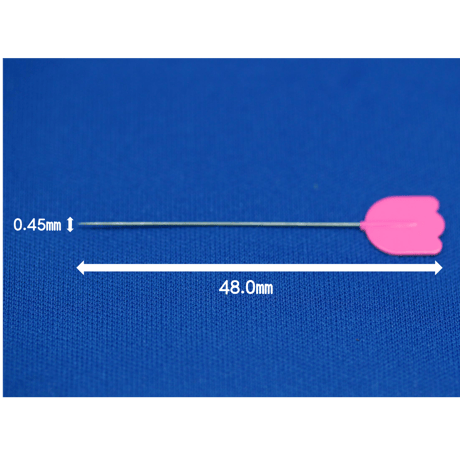 チューリップ　針ものがたり　　　　まち針　チューリップ　薄地用　(0.45㎜×48.0㎜)　15本入り