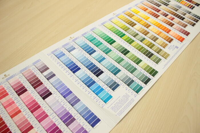 刺繍糸 サンプル 刺しゅう糸見本帳 『サンプル帳 25番糸コスモ 1501』 – Yuzawaya