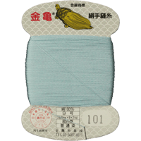 絹手縫い糸9号80ｍ【色番23・25・43・46・49・50・101・102・129・131・132・133・139・204・209】