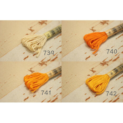 DMC＃25刺繍糸732～762 | 裁縫道具と布の店 Handmade-in