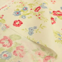 MODA HOLLYHOCKS AND ROSES【10cmあたり】【USプリント 生地 】